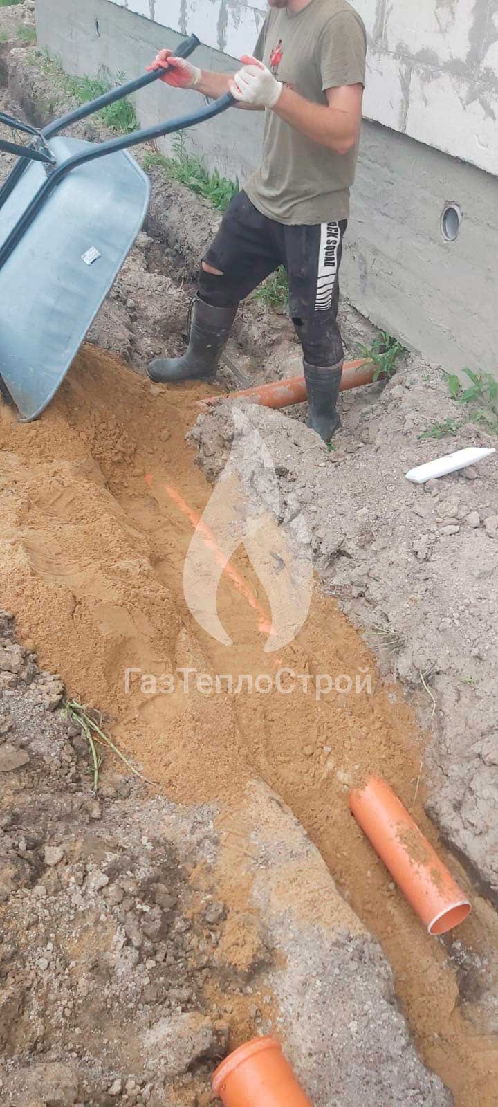 Фото рабочей бригады в процессе монтажа